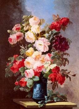 unknow artist Floral, beautiful classical still life of flowers.133